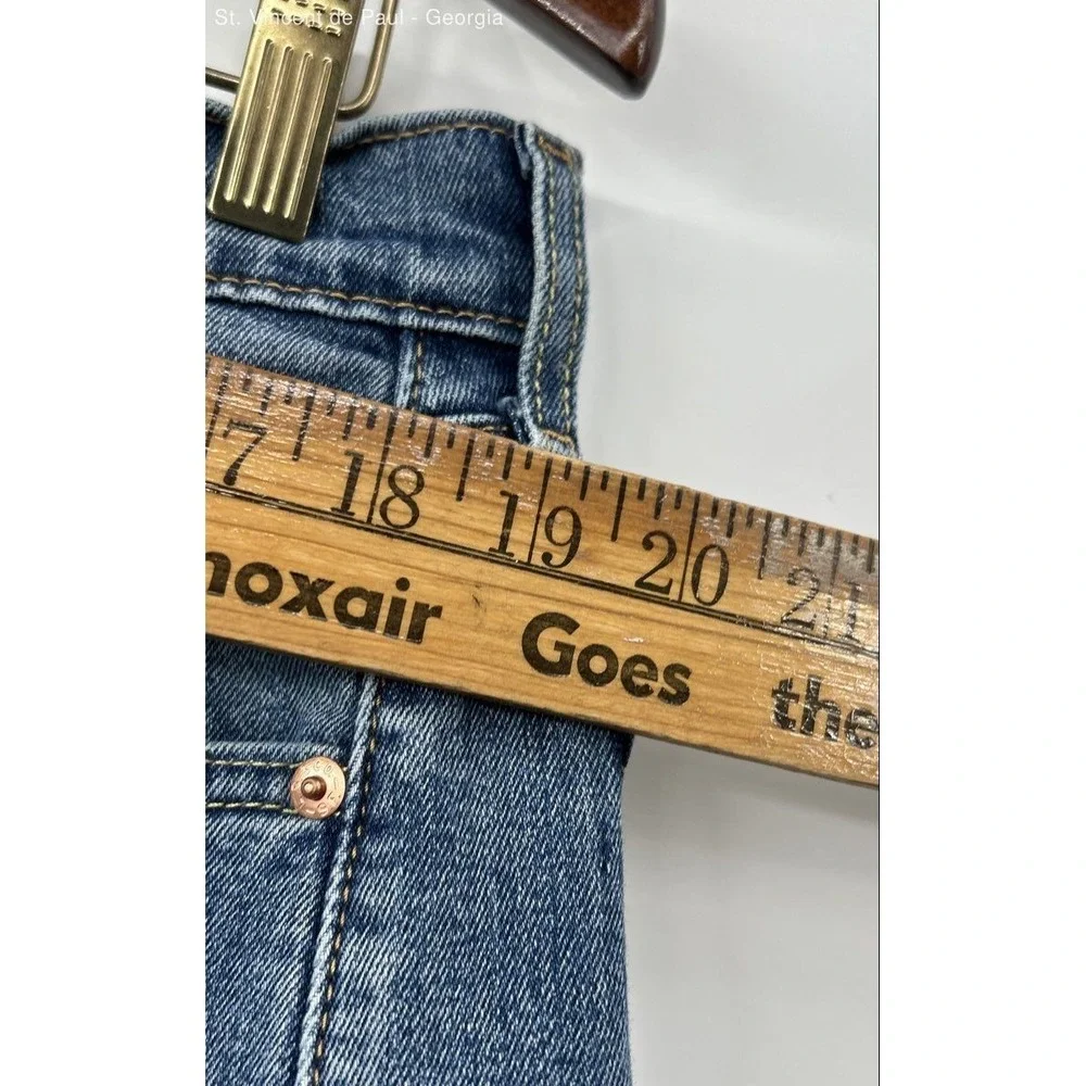 Levi's 505 Regular Fit Straight Leg Jeans 38x32 Blue Medium Wash
